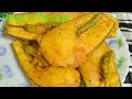 How to prepare Batter Fried Brinjal BENGALI BEGUNI Crispy Eggplant Fritters