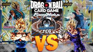 Set 5 Blue Vegito VS Black Majin Vegeta! Dragonball Super Fusion World Gameplay
