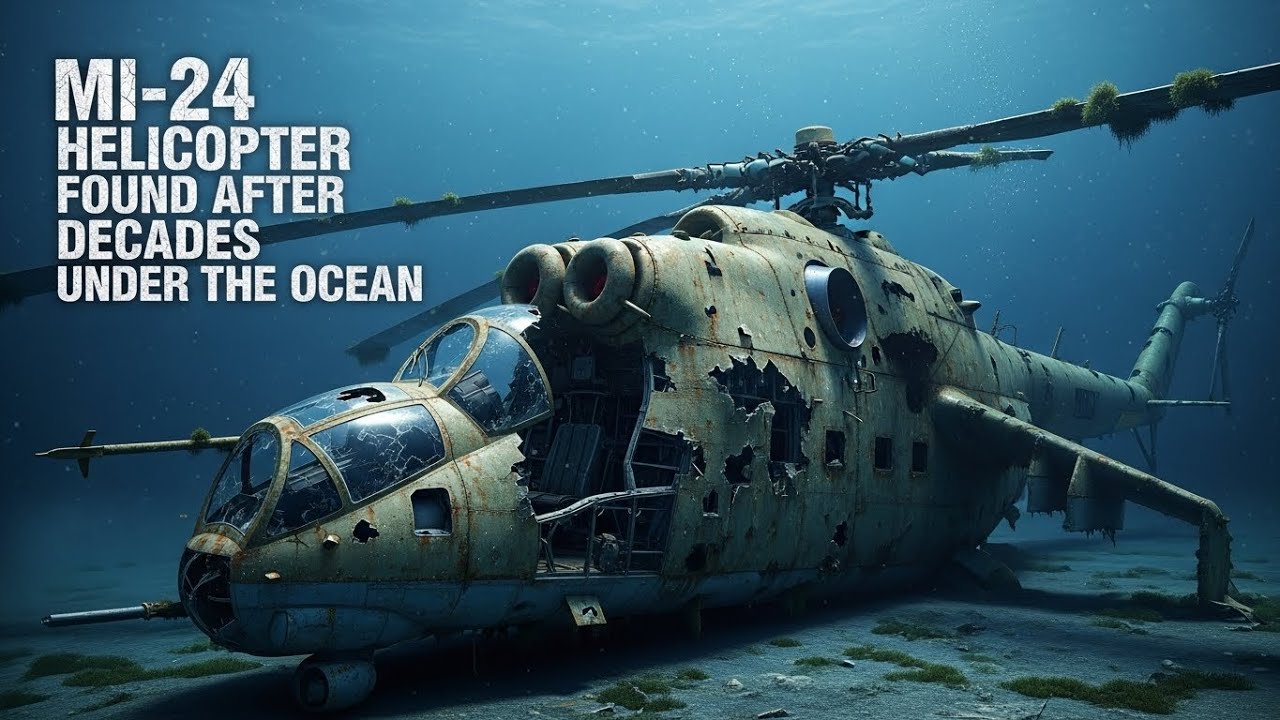 Mi-24 Helicopter Found After Decades Under the Ocean — Shocking Restoration!