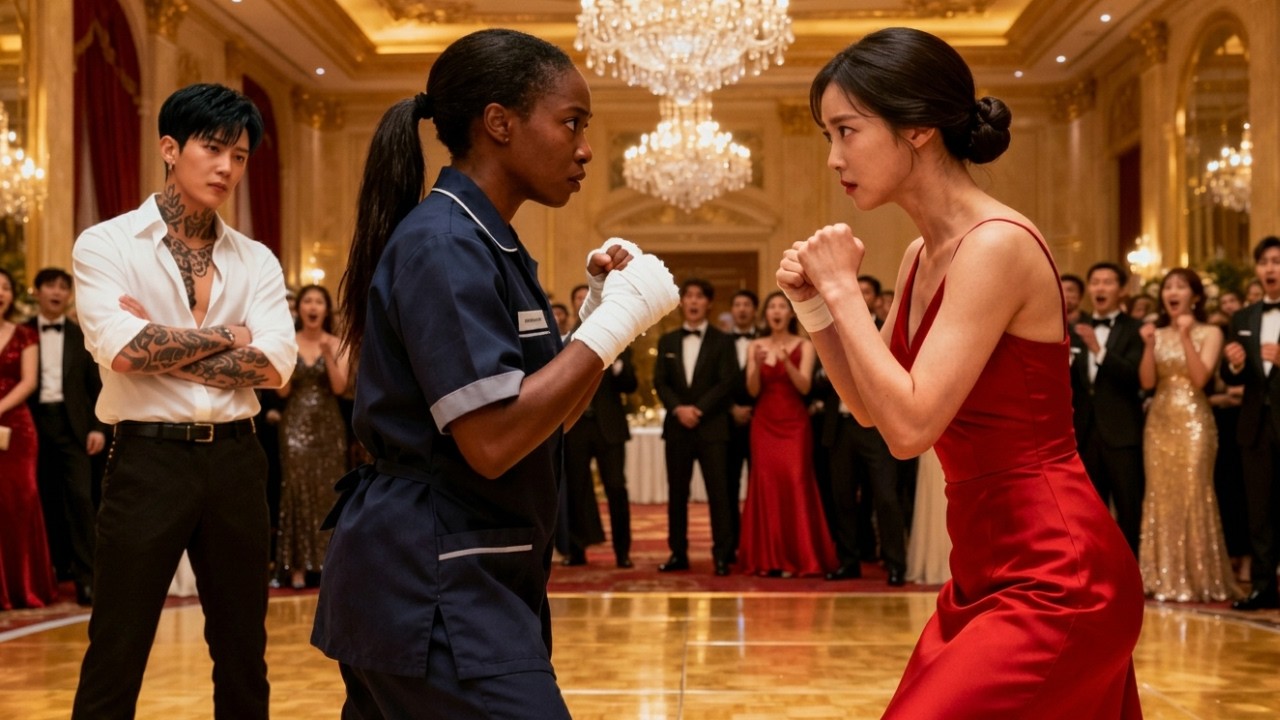 Korean Mafia Boss’s Wife Challenged the Black Cleaning Lady — Unaware She’s a Boxing Legend