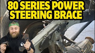 80 Series Power steering brace kit install (not a how to)