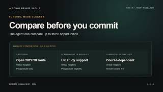 Scholarship Scout — WebMCP Challenge Demo