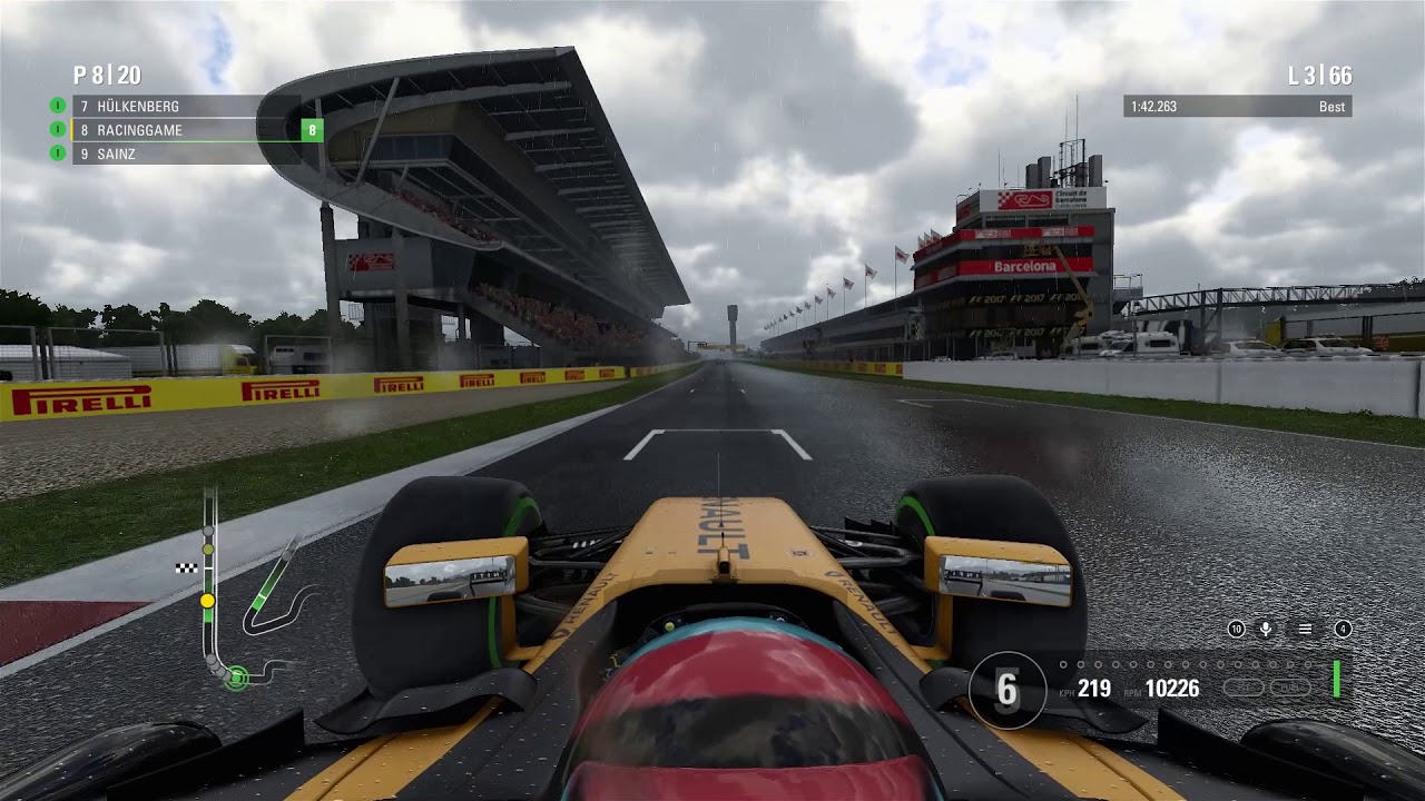 F1 2017 - Career Mode #5: Spain - 100% Race | F1RacingGame