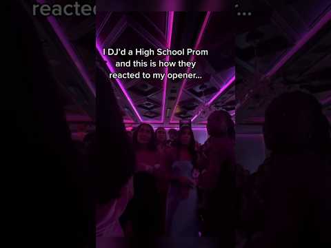 The greatest high school prom DJ ever 🔥