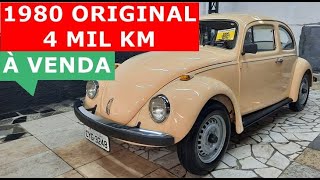 VW Beetle SOLD 1980 1300 Beige with 4,000 km Original