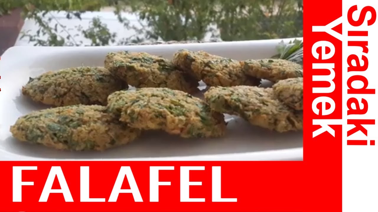 FIRINDA FALAFEL NASIL YAPILIR  NOHUT KÖFTESİ FALAFEL SIRADAKİ YEMEK TARİFLERİ