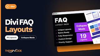 FAQ Layout Pack for Divi by TNC | FAQ Layout Pack for Divi |