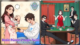 Brain Puzzle 2 Logic Twist Level 38: Help expose the cheater's tricks to win !Gameplay Solution