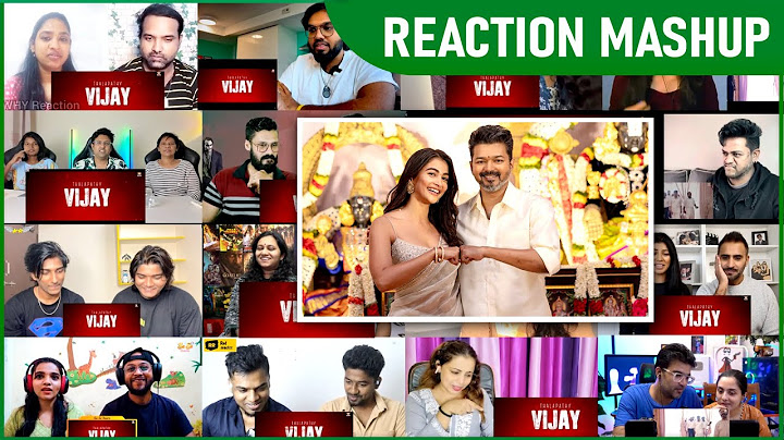 Thalapathy 69 Poojai | REACTION MASHUP  - Thalapathy Vijay | H Vinoth | Pooja Hegde