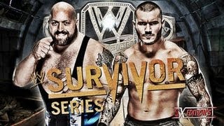 WWE Survior Series 2013 Randy Orton vs Big Show WWE Championship Match