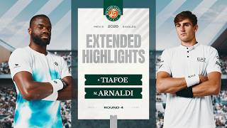 Frances Tiafoe vs Matteo Arnaldi | Round 4 Extended Highlights | Roland-Garros 2026