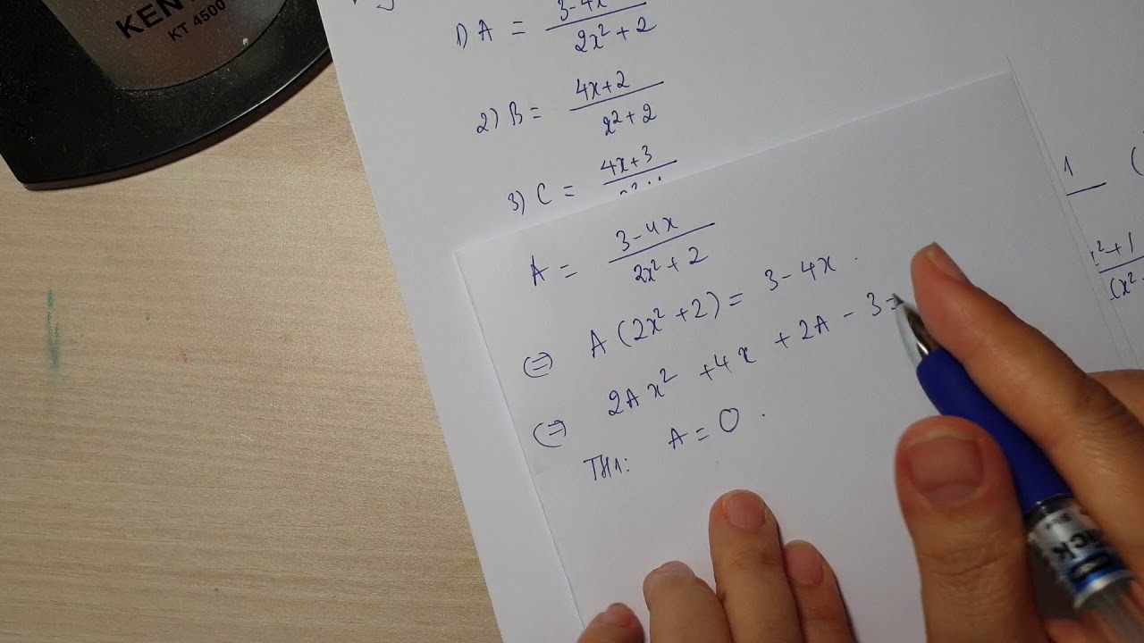 Chuyên đề tìm GTLN,GTNN của các phân thức đại số 8 ( phần 3)