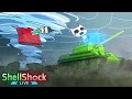 А С ВЕТРОМ ТО ВЕСЕЛЕЕ! ЭПИЧНАЯ БИТВА ТАНКОВ В SHELLSHOCK