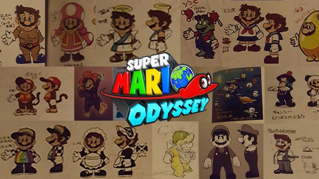 Super Mario Odyssey Cut Costumes YouTube