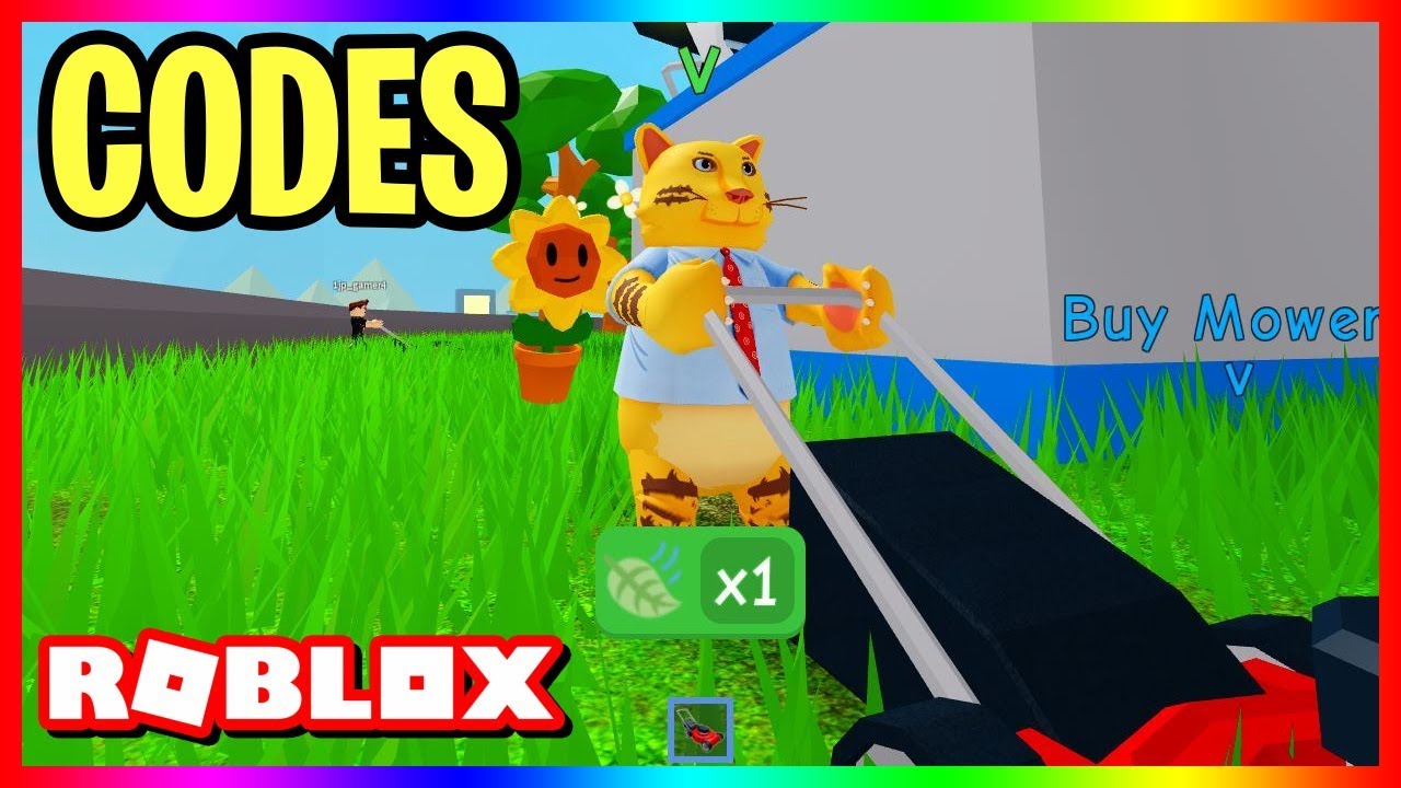 ALL NEW CODES 50 NEW PETS UPDATE Roblox Lawn Mowing Simulator YouTube