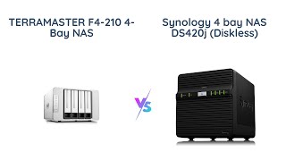 Terramaster F4-210 vs Synology DS420j NAS: Which One is Better