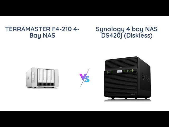 Terramaster F4-210 vs Synology DS420j NAS: Which One is Better