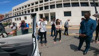 May Mobility Brings Autonomous Vehicle To Trenton City Hall