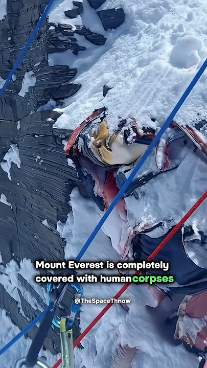 Mount Everest is Completely Covered with Human Corpses #science #sciencefacts