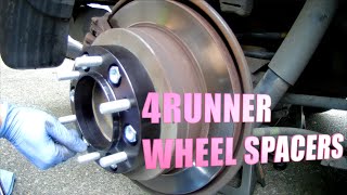 03-09 Toyota 4runner Wheel Spacer Install - 1.25&#39;&#39;