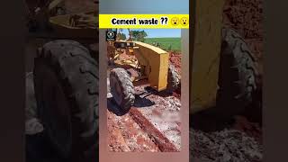 Why They Pour Dry Cement on Roads? #facts #ytshorts #shorts