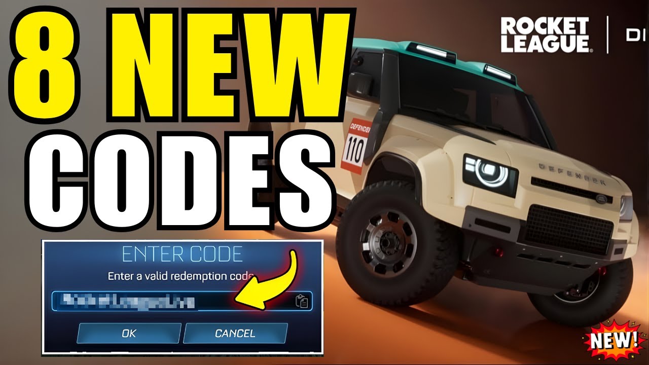 🎯 ОБНОВЛЕННЫЕ КОДЫ 2026 ГОДА 🎯 КОДЫ ROCKET LEAGUE 2026 [ЯНВАРЬ] КОДЫ ROCKET LEAGUE | ROCKET LEAGUE