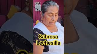 preparación de la lechesilla o natilla. #mexico #viral #aventura #viajes #oaxaca #turismo #dulce