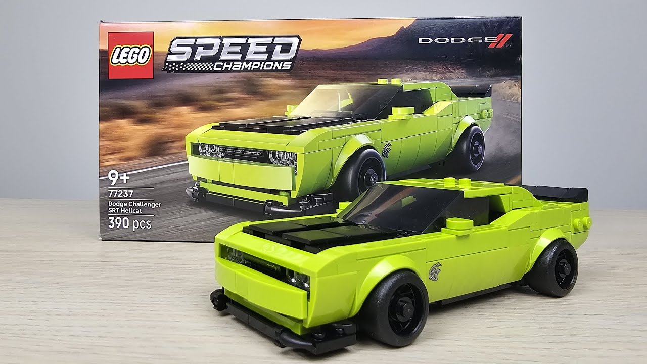LEGO Speed Champions Dodge Challenger SRT Hellcat – Full Build