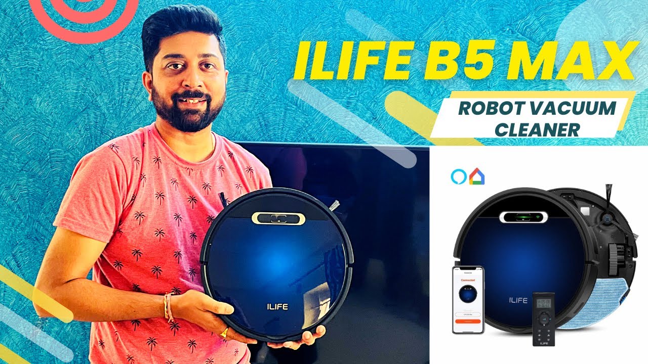 ILIFE B5 MAX Robot Vacuum Cleaner Demo & Review Rs.16000 Suham Paul Vlogs YouTube