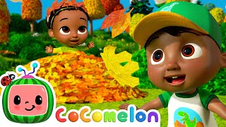 goodbye autumn leaves cody and friends sing with cocomelon