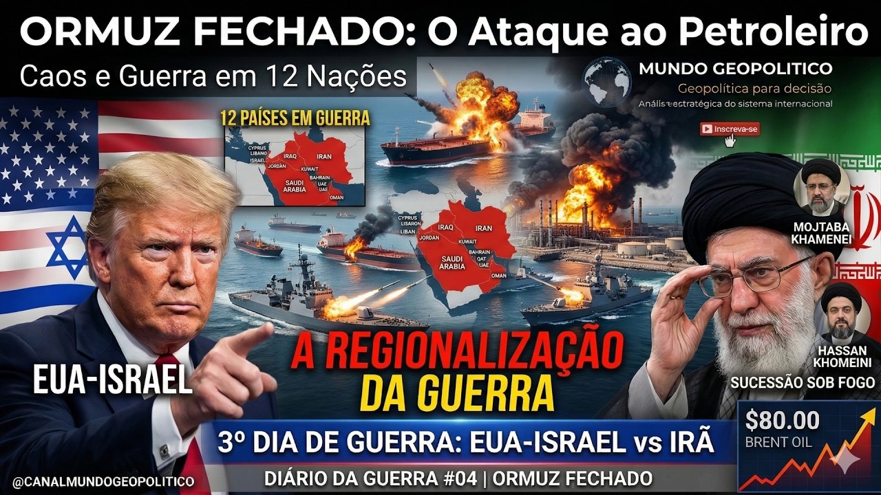 ORMUZ FECHADO: O Ataque ao Petroleiro e a Guerra de 12 Países | Boletim #04 (02/03)