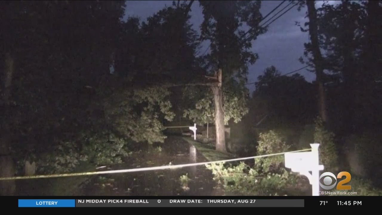 Severe Storms Cause Damage Around Tri-State Area - YouTube