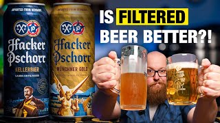 Hacker Pschorr Munich Gold vs Hacker Pschorr Keller Bier [German Beer Review]