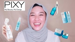 KULIT CERAH KARENA INI? REVIEW LENGKAP PIXY WHITE AQUA SERIES🤍✨  | Wellisna Merduani