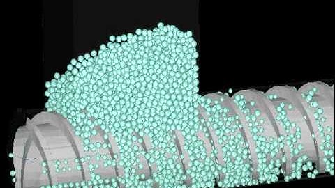 DEM(Discrete element method) thermal flow simulation & melting simulation