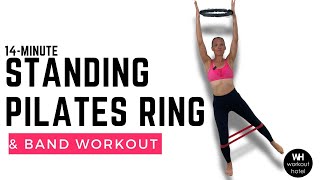 STANDING PILATES RING & BAND WORKOUT| FULL BODY BURNER