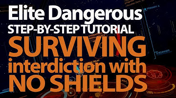 Elite Dangerous Tutorial:  Surviving Interdiction WITH NO SHIELDS