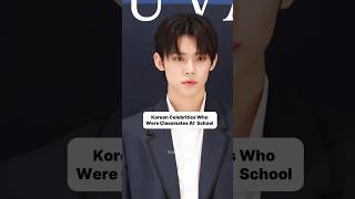 From Schoolmates To Stardom Korean Celebrities Who Shared Classroomspt1 