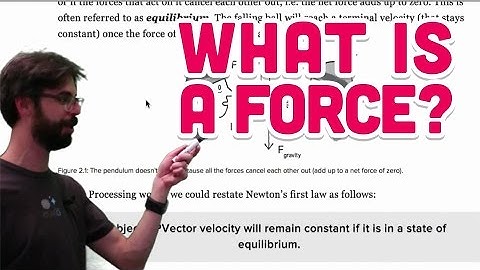 2.1: What is a Force? - The Nature of Code