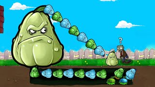 Strongest Fusion Plant. 130 Plants Vs. Zombies PvZ Plus pvz funny moments