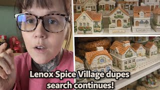 Lenox spice village dupes search continues! #thriftwithme #livethrift #shopping 