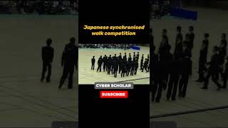 Fascinating Japanese synchronised walk competition #subscribe #shorts #trending