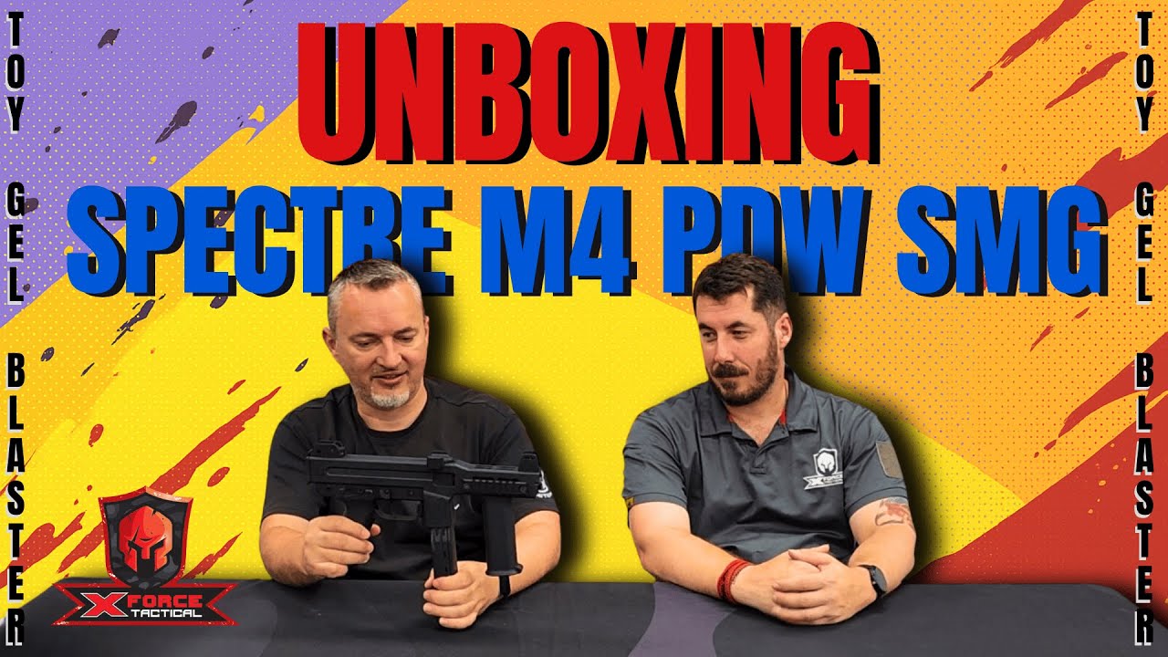 Распаковка стильного гелевого бластера SPECTRE в стиле M4