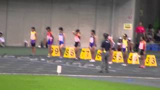 九州中学校陸上大会2012 1年女子100m 決勝(編集)