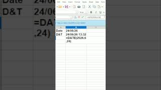 LibreOffice Calc Date &amp; Time Formulas | DATE, TODAY, NOW Tutorial #shorts