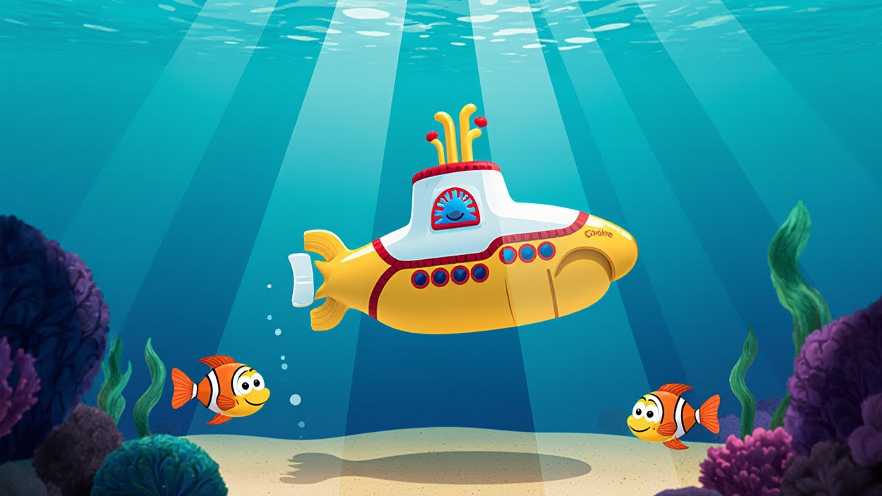 Непослушная подводная лодка уснула под водой 🚢 | Детские песенки и стишки