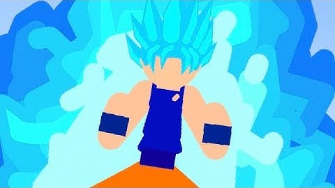 Goku Turns Super Saiyan Blue - Dragon Ball Super Broly - Stick Nodes Animation