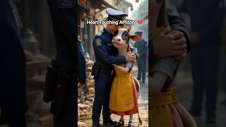 Cow 🐄 Ko Police Pakad Liya 🚓 | Funny AI Story | Moral Story #shorts