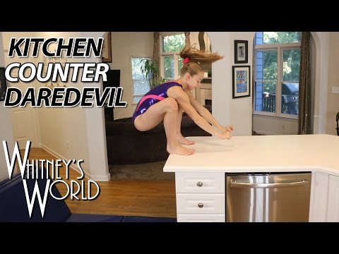 Kitchen Counter Daredevil | Whitney Bjerken Kitchen Gymnastics