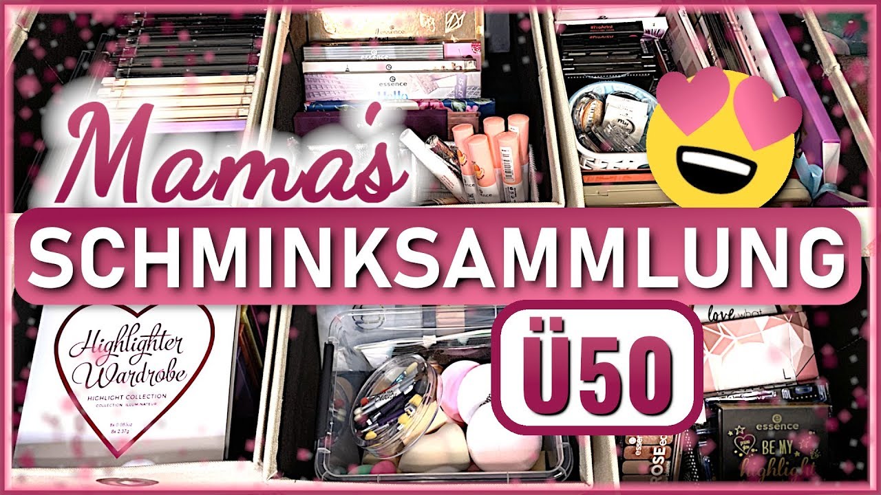 Mama's XXL Schminksammlung Ü50 | Drogerie Make-Up Sammlung | Frühlingsrolina